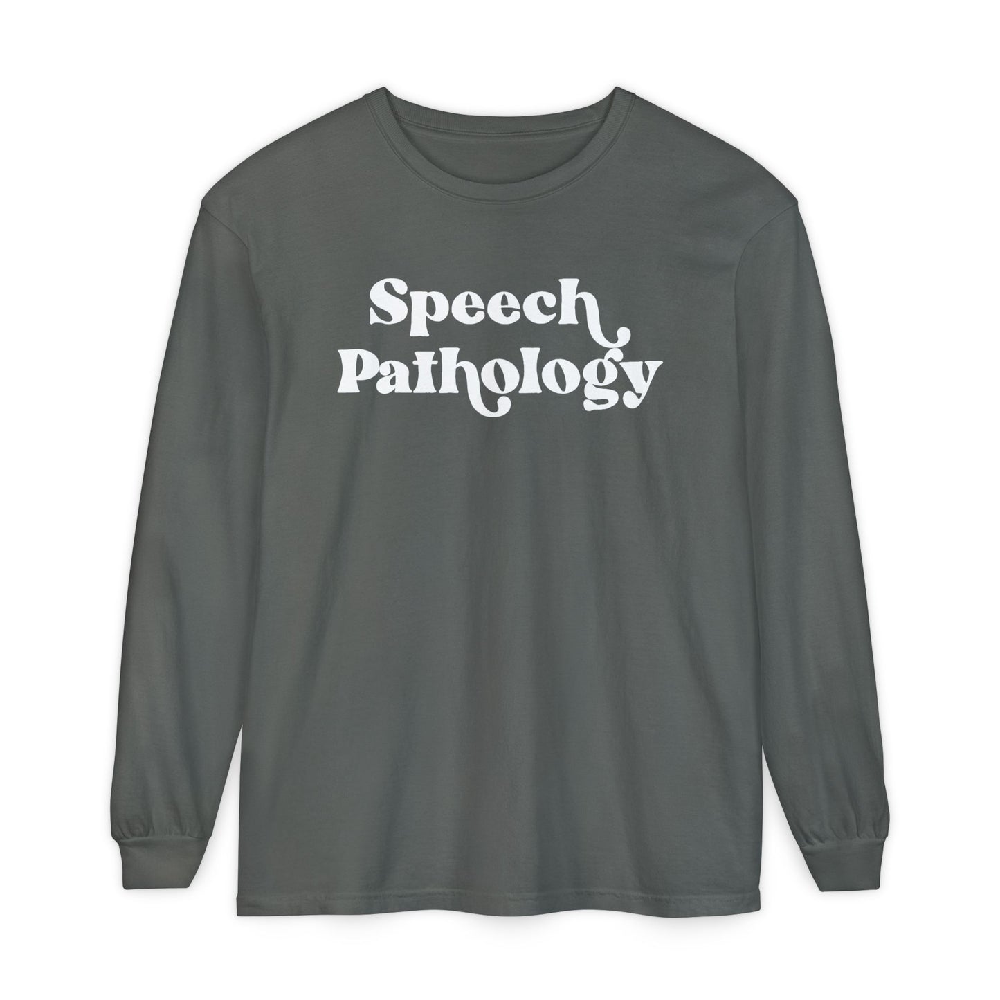 Speech Pathology Long Sleeve Comfort Colors T-shirt