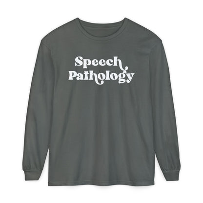 Speech Pathology Long Sleeve Comfort Colors T-shirt