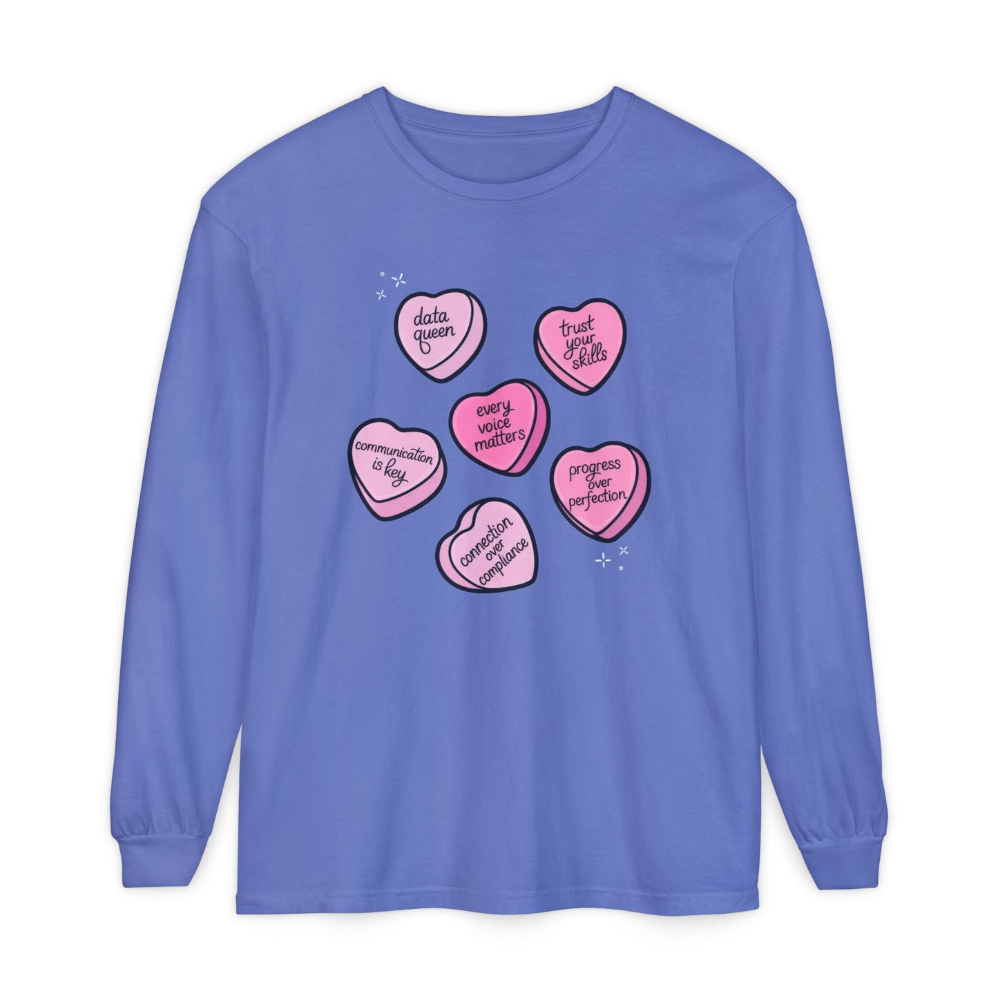 Candy Hearts Long Sleeve T-Shirt