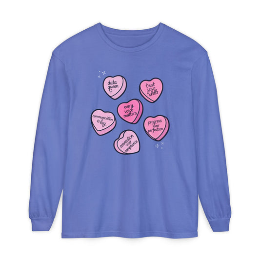 Candy Hearts Long Sleeve T-Shirt
