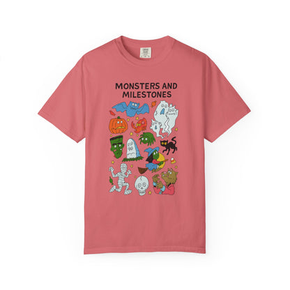 Monsters and Milestones Comfort Colors T-Shirt