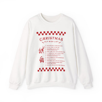 Christmas SLP Wish List Crewneck Sweatshirt