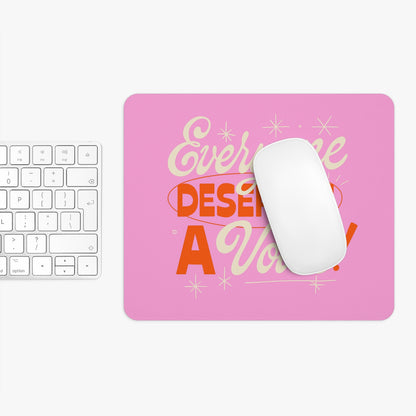 Everyone Deserves a Voice Mouse Pad