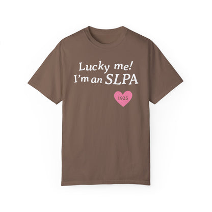 Lucky Me I'm an SLPA Comfort Colors T-Shirt