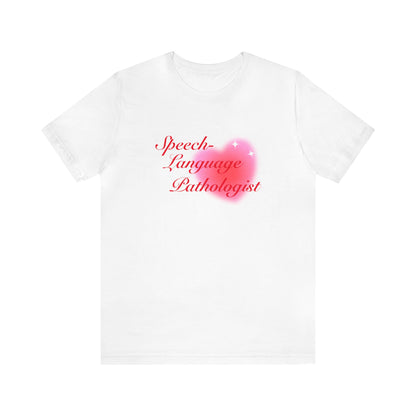 Speech-Language Pathologist Heart Jersey T-Shirt