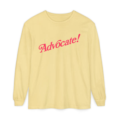 Advocate! Complementary Colors Long Sleeve Comfort Colors T-Shirt