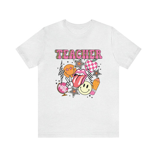 Retro Teacher Jersey T-Shirt