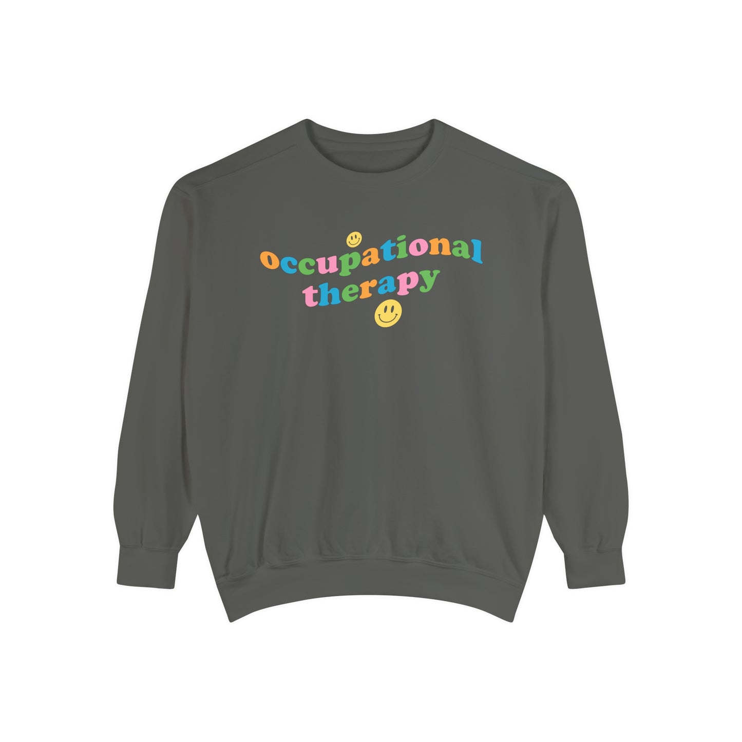 Occupational Therapy Wavy Comfort Colors Sweatshirt