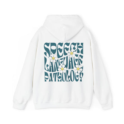 Groovy Daisy Speech Hoodie | Front and Back Print
