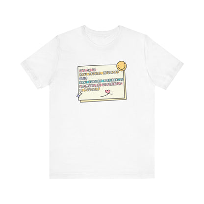 It's Ok To... Jersey T-Shirt