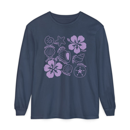 Tropical Speech Scope Long Sleeve Comfort Colors T-Shirt