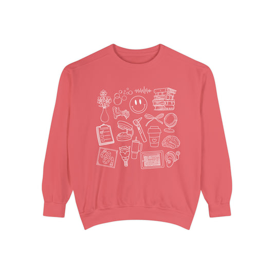 Speech-Language-Hearing Comfort Colors Sweatshirt