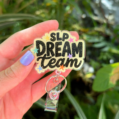 SLP Dream Team Therapy Badge Reel