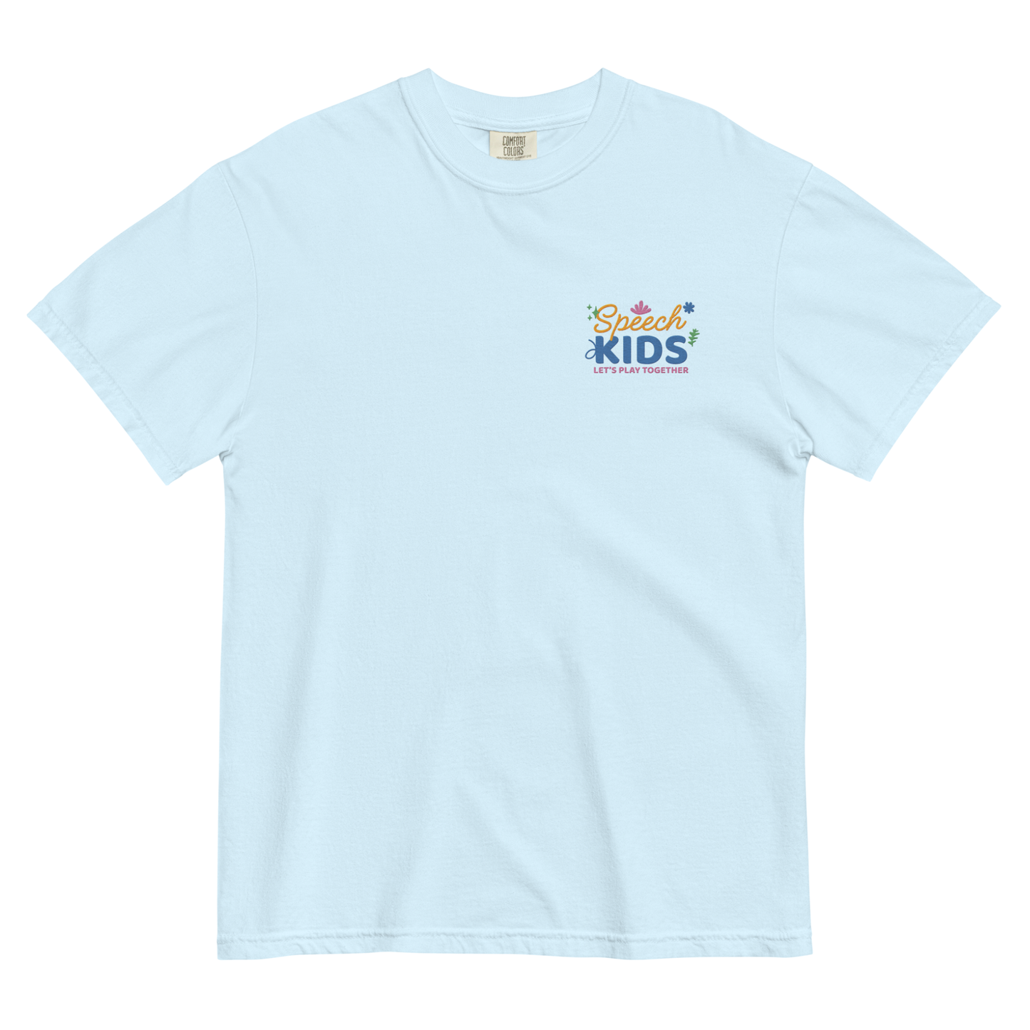 Custom Logo Comfort Colors T-Shirt | Left Chest Embroidery