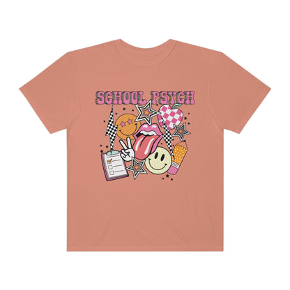 Retro School Psych Comfort Colors T-Shirt