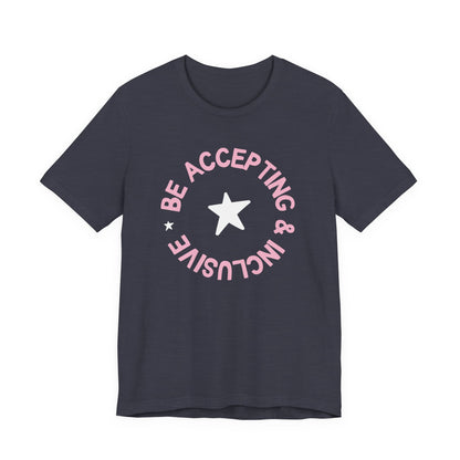 Be Accepting & Inclusive Jersey T-Shirt