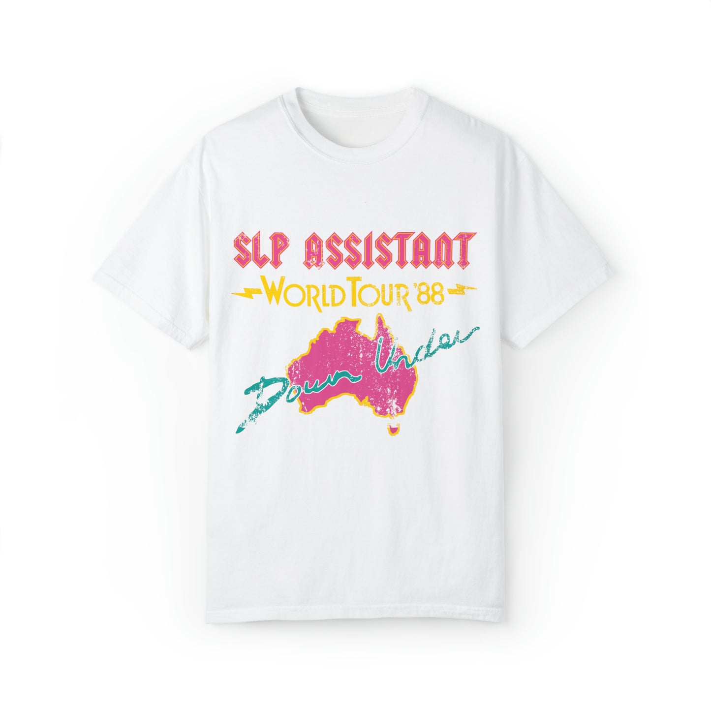 SLP Assistant World Tour Comfort Colors T-Shirt