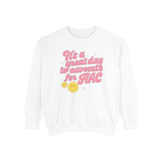 Advocate for AAC Comfort Colors Sweatshirt