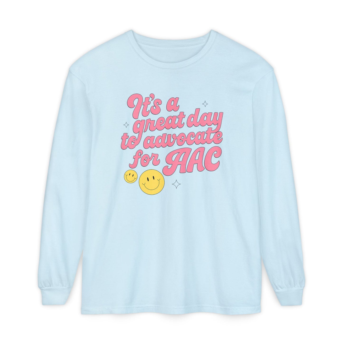 Advocate for AAC Long Sleeve Comfort Colors T-Shirt