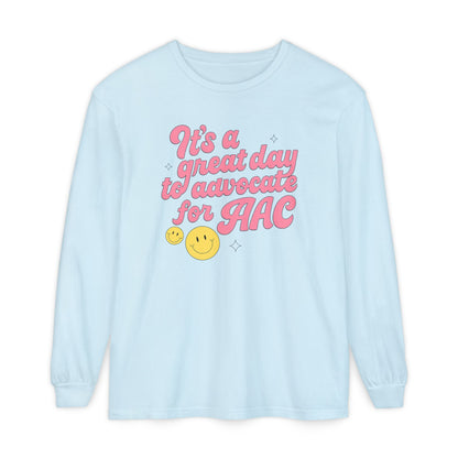 Advocate for AAC Long Sleeve Comfort Colors T-Shirt