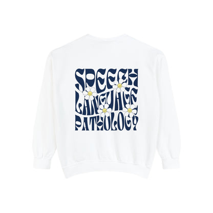 Speech Retro Daisy Comfort Colors Sweatshirt
