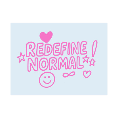 Redefine Normal Poster
