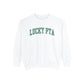 Lucky PTA Distressed Comfort Colors Sweatshirt