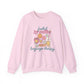Fueled By Coffee and Language Therapy Crewneck Sweatshirt