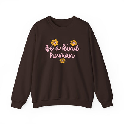 Be a Kind Human Crewneck Sweatshirt