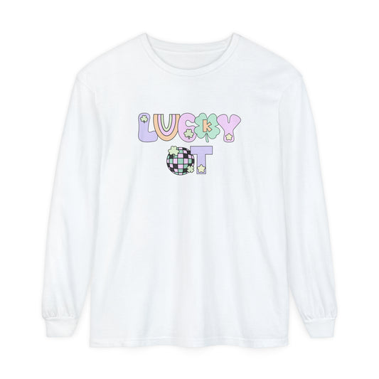Lucky OT Long Sleeve Comfort Colors T-Shirt