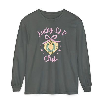 Lucky SLP Club Long Sleeve Comfort Colors T-Shirt
