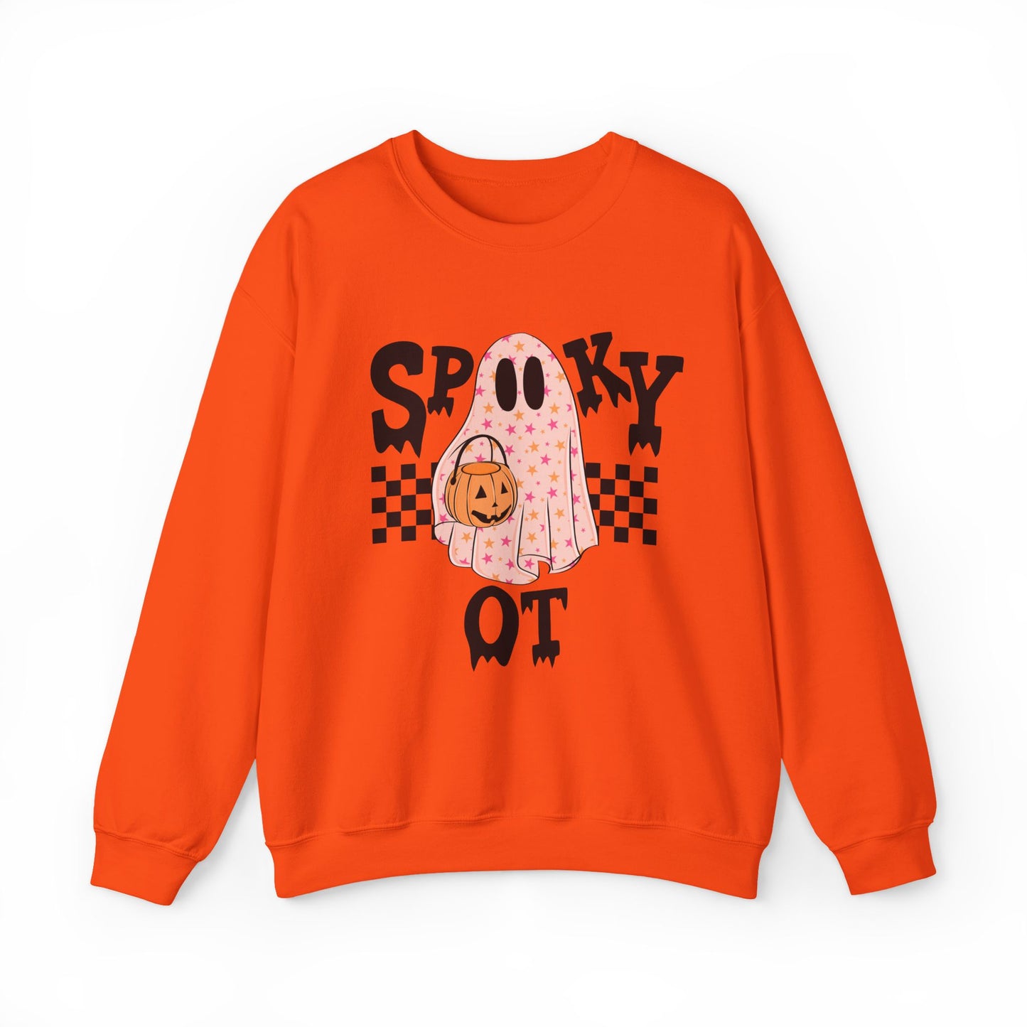 Spooky OT Checkerboard Crewneck Sweatshirt