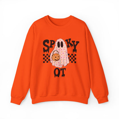 Spooky OT Checkerboard Crewneck Sweatshirt