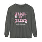 Trick or Treat People With Kindness Long Sleeve Comfort Colors T-Shirt