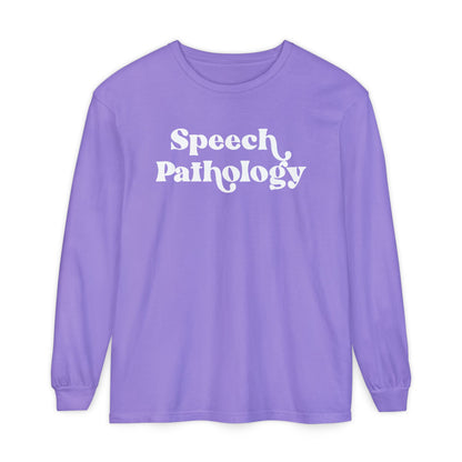 Speech Pathology Long Sleeve Comfort Colors T-shirt
