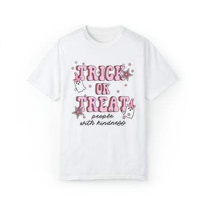 Trick or Treat People With Kindness Comfort Colors T-Shirt
