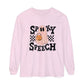 Spooky Speech Checkerboard Long Sleeve Comfort Colors T-Shirt