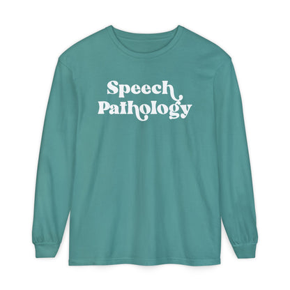 Speech Pathology Long Sleeve Comfort Colors T-shirt