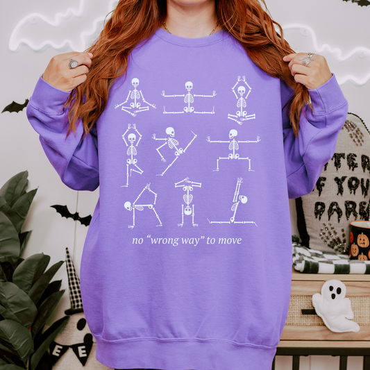 No Wrong Way To Move Comfort Colors Sweatshirt