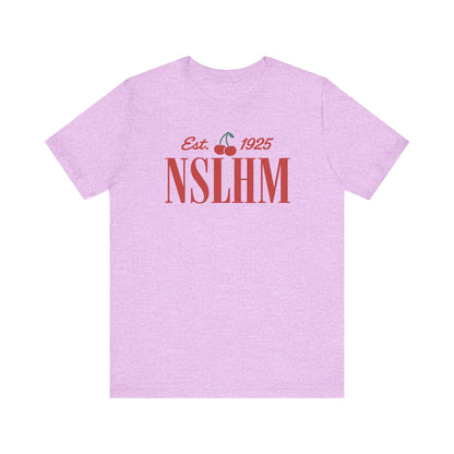 NSLHM Cherries Jersey T-Shirt | Front and Back Print