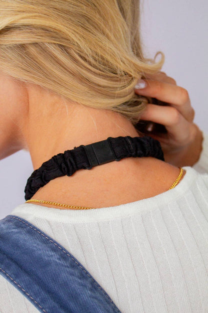 Breakaway Scrunchie Lanyard | Black