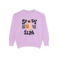 Spooky SLPA Checkerboard Comfort Colors Sweatshirt