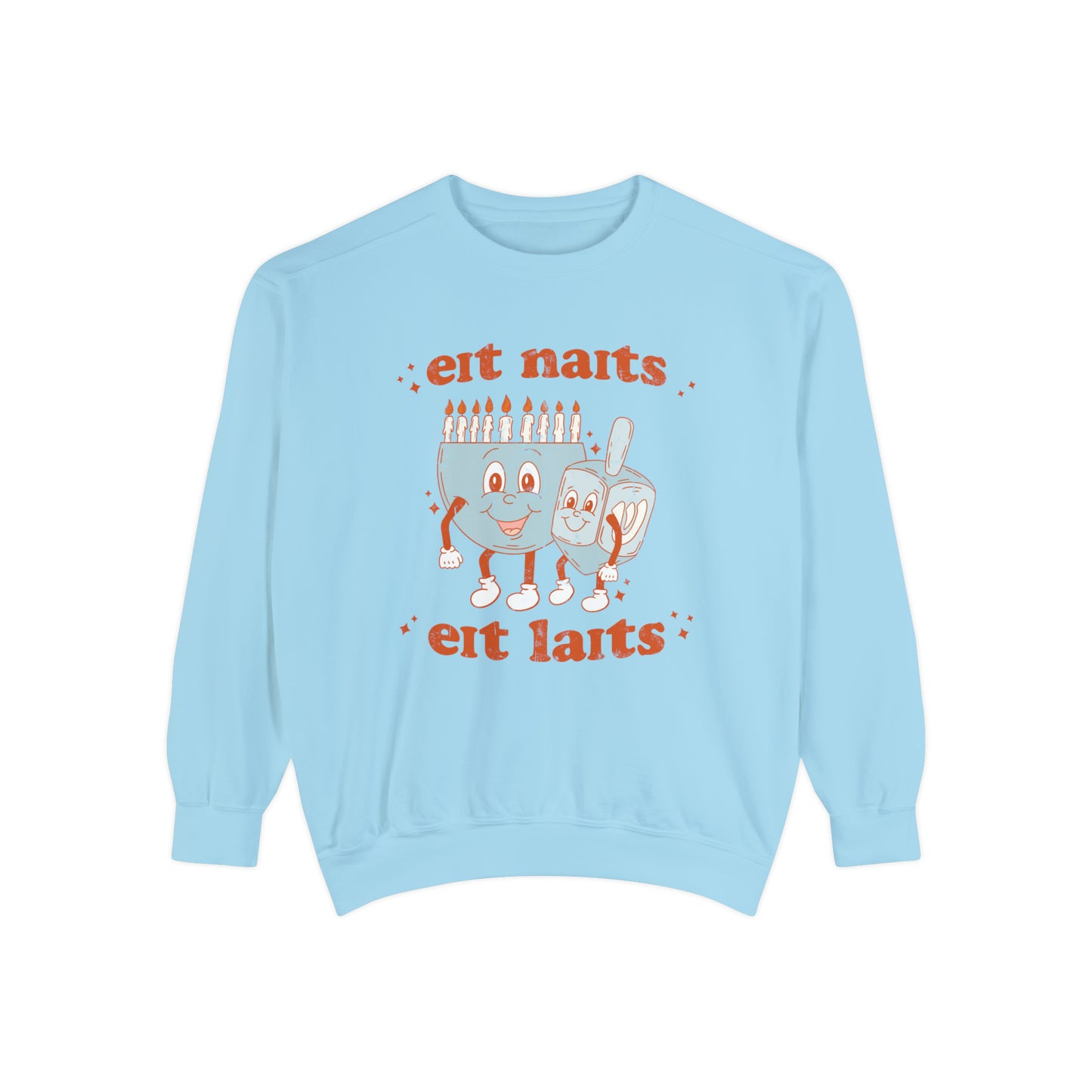 Eight Nights Eight Lights IPA Distressed Colors Sweatshirt