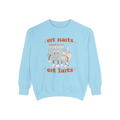 Eight Nights Eight Lights IPA Distressed Colors Sweatshirt