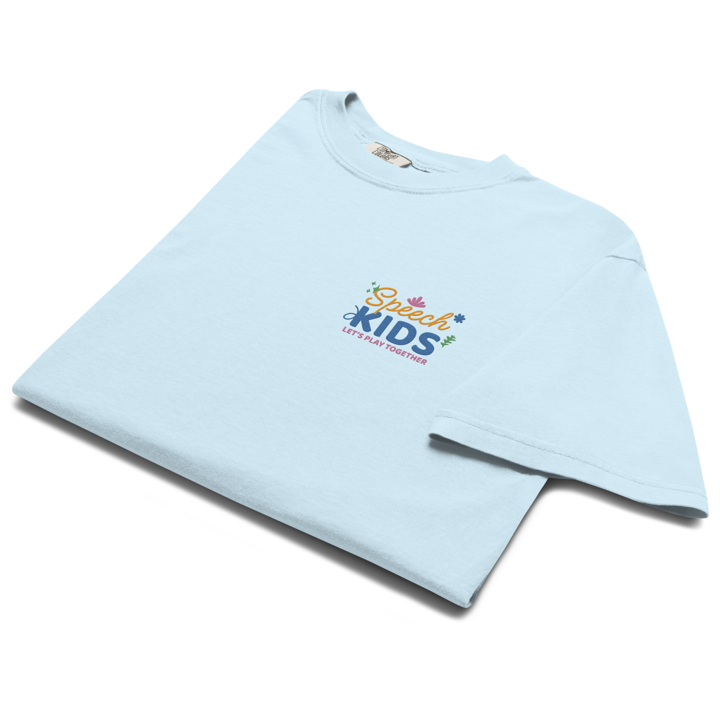 Custom Logo Comfort Colors T-Shirt | Left Chest Embroidery