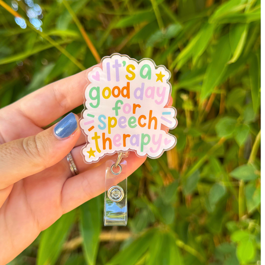 It’s a Good Day for Speech Therapy Badge Reel