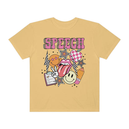 Retro Speech Comfort Colors T-Shirt