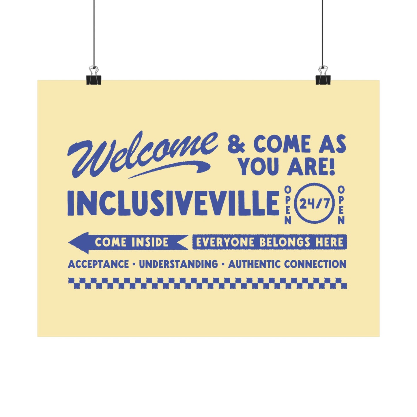 Welcome Inclusiveville Poster
