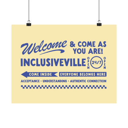 Welcome Inclusiveville Poster