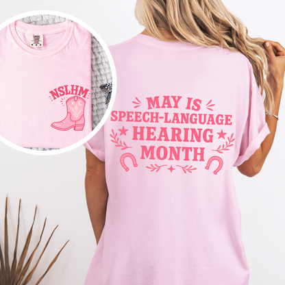 Western NSLHM Comfort Colors T-Shirt | Front and Back Print